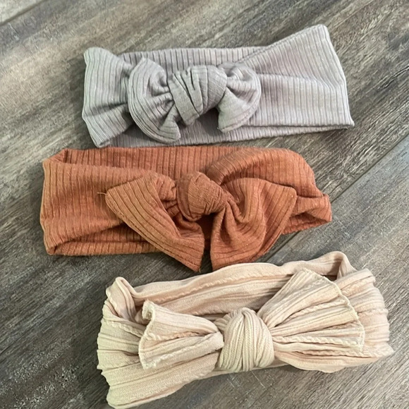 10 piece/Lot Baby Toddler Girls Stretch Knit Headbands - Picture 4 of 5